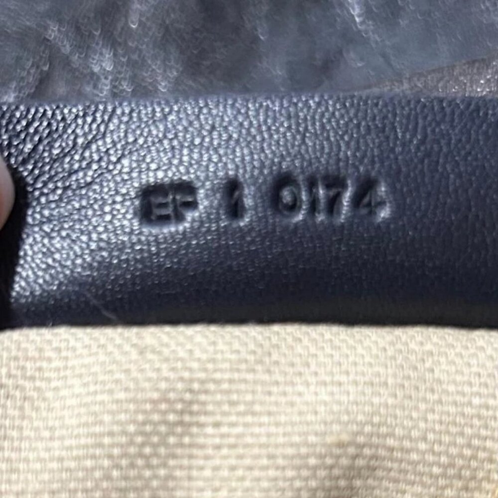 Authenticate Givenchy Pepe Black Wrinkled Sheepskin Leather Crossbody Handbag - Picture 13 of 16